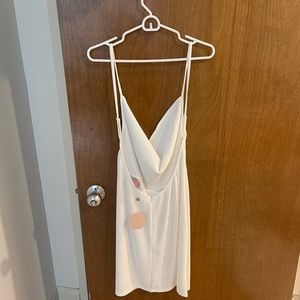 ASOS- size L- white dress- never worn- tags still on!